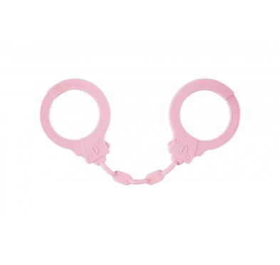 Kajdanki-Silicone Handcuffs Party Hard Suppression Pink